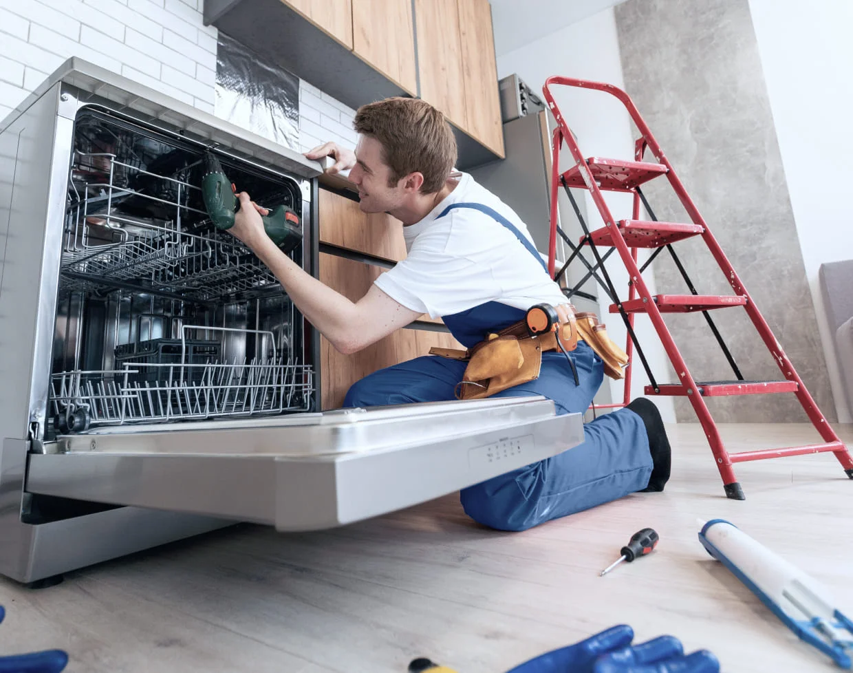 how to fix broken dishwasher
