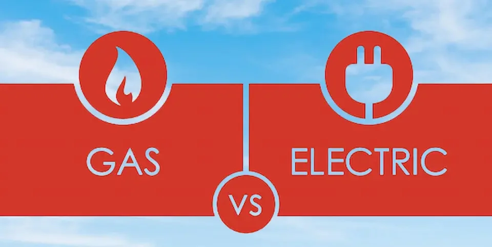 gas appliances, electric appliances