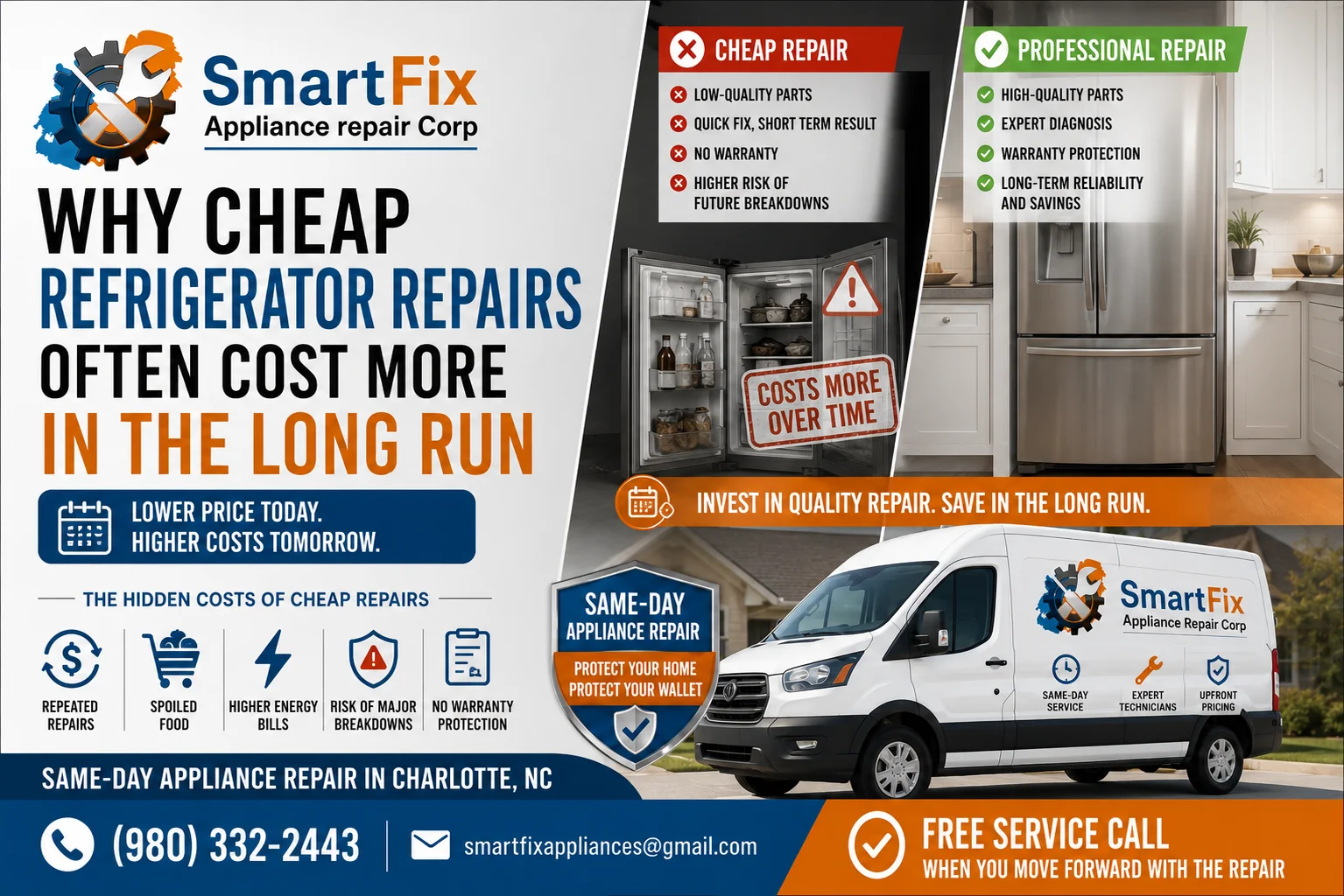 cheap refrigerator repair