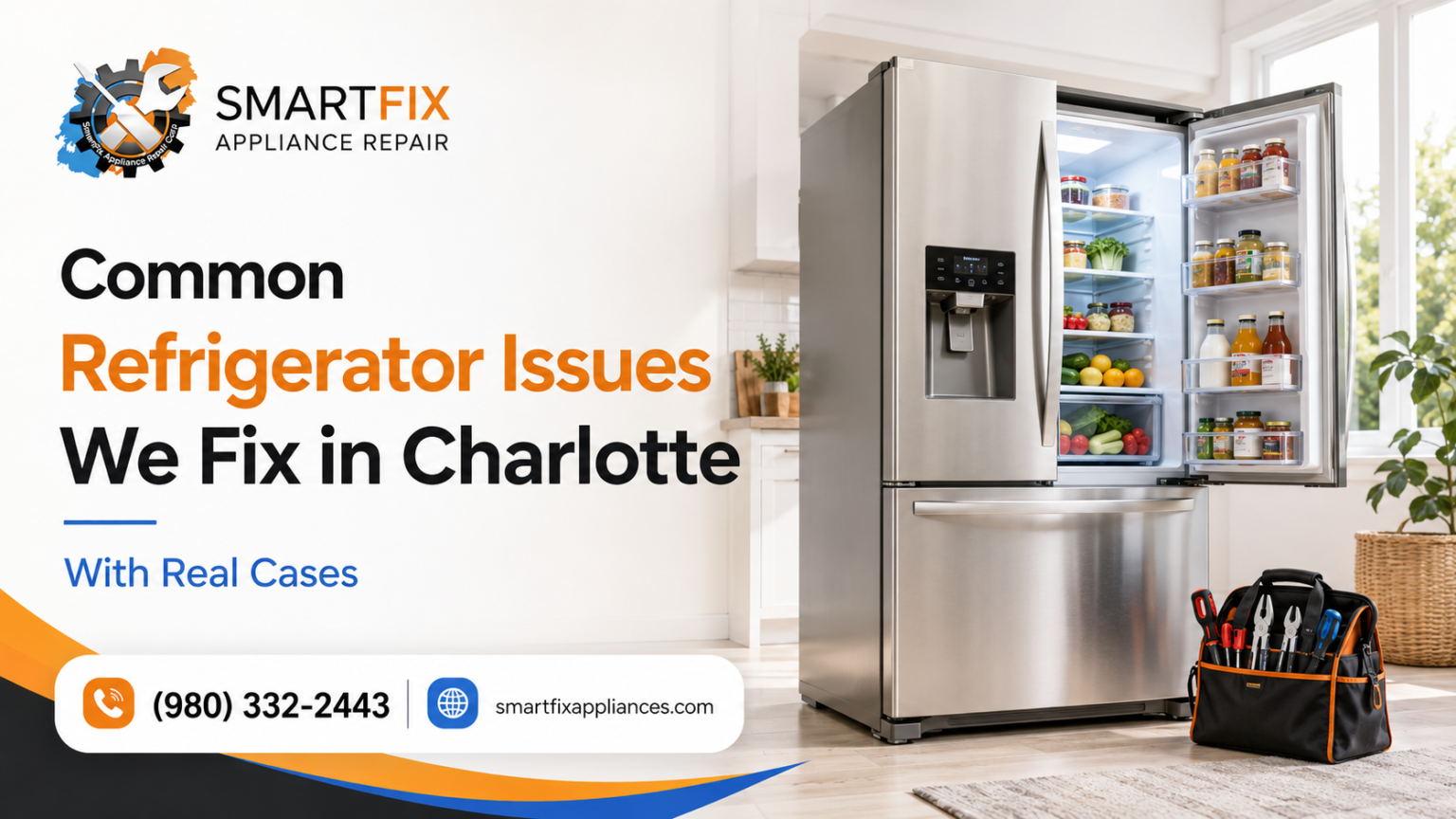 SmartFix refrigerator repair in Charlotte